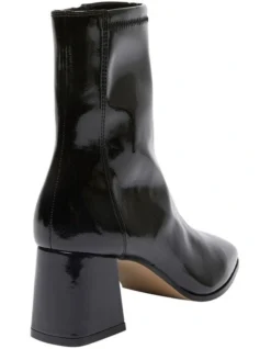 Hampton Boots In Black Crinkle Patent -Myer Fashion Store 979029370 4 720x928