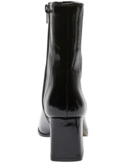 Hampton Boots In Black Crinkle Patent -Myer Fashion Store 979029370 5 720x928