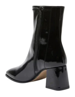 Hampton Boots In Black Crinkle Patent -Myer Fashion Store 979029370 6 720x928