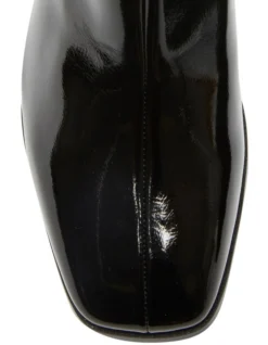 Hampton Boots In Black Crinkle Patent -Myer Fashion Store 979029370 7 720x928