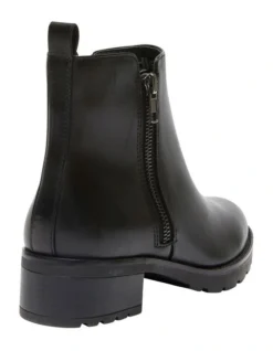 Indigo Leather Boots In Black 12 Indigo Leather Boots In Black -Myer Fashion Store 979036480 4 720x928