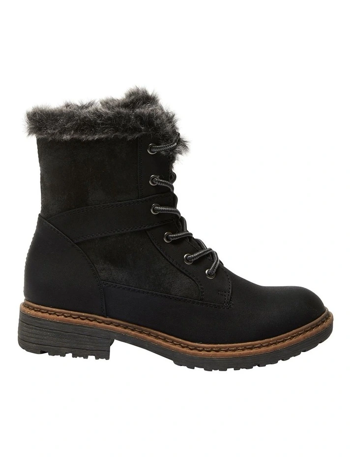 Bailey Boots In Black Micro 3 Bailey Boots In Black Micro