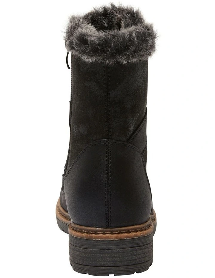 Bailey Boots In Black Micro 7 Bailey Boots In Black Micro - Image 5