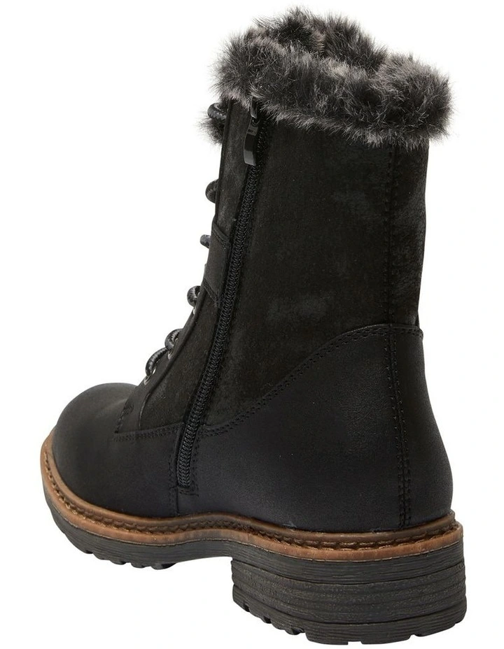 Bailey Boots In Black Micro 8 Bailey Boots In Black Micro - Image 6