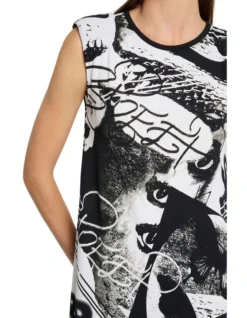 Paste Up Tee Dress In Multi -Myer Fashion Store 979066810 4 720x928