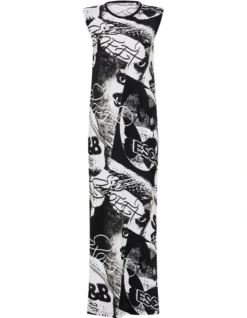 Paste Up Tee Dress In Multi -Myer Fashion Store 979066810 5 720x928