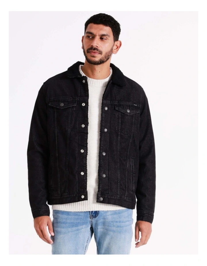 Jack & Jones Jean Denim Jacket In Black 4 Jack & Jones Jean Denim Jacket In Black - Image 2