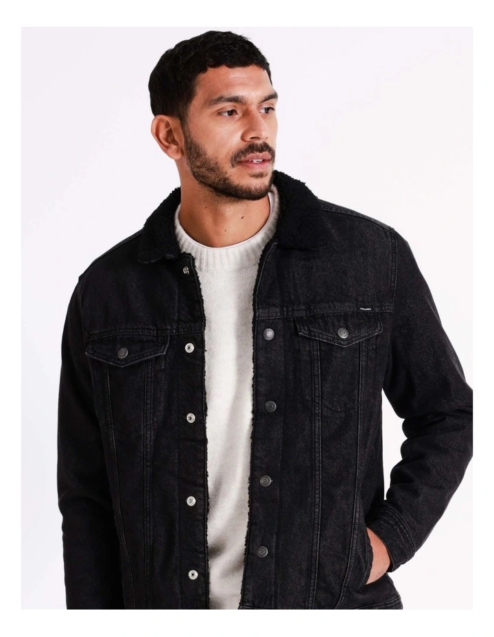 Jack & Jones Jean Denim Jacket In Black 5 Jack & Jones Jean Denim Jacket In Black - Image 3