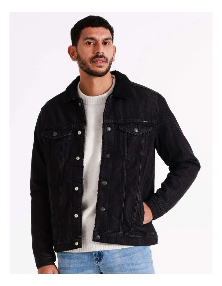 Jack & Jones Jean Denim Jacket In Black 9 Jack & Jones Jean Denim Jacket In Black - Image 7