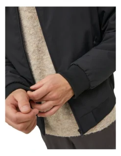 Jack & Jones Carlton Bomber Jacket In Black -Myer Fashion Store 979524010 3 720x928