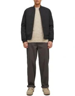 Jack & Jones Carlton Bomber Jacket In Black -Myer Fashion Store 979524010 5 720x928