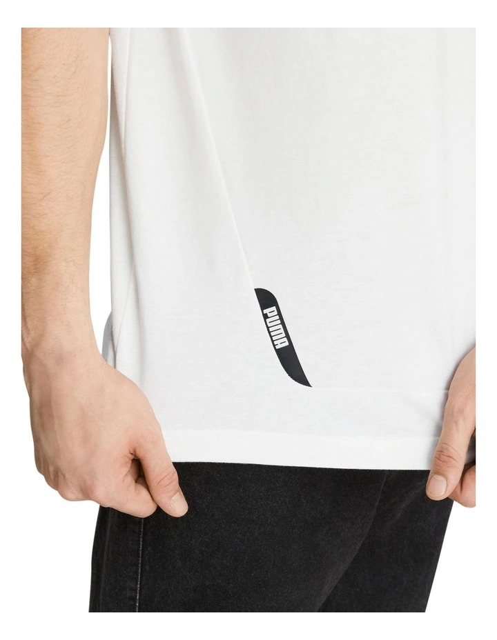Puma Tee In White 6 Puma Tee In White - Image 4