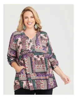 Natural Callia Tunic In Multi -Myer Fashion Store 980582230 3 720x928