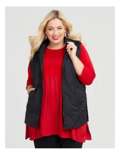 Reversible Essential Puffer Vest In Black -Myer Fashion Store 980583490 3 720x928