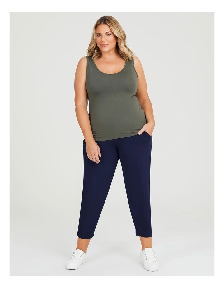 Bamboo Base Cami In Green 5 Bamboo Base Cami In Green - Image 3