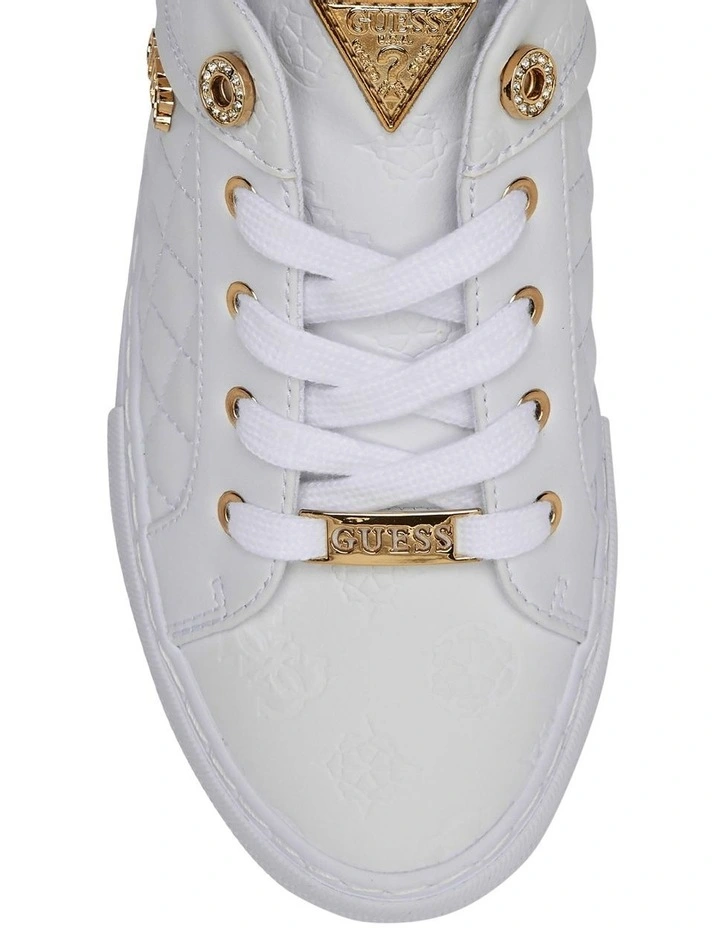 Guess Larsa Sneaker In White 5 Guess Larsa Sneaker In White - Image 3