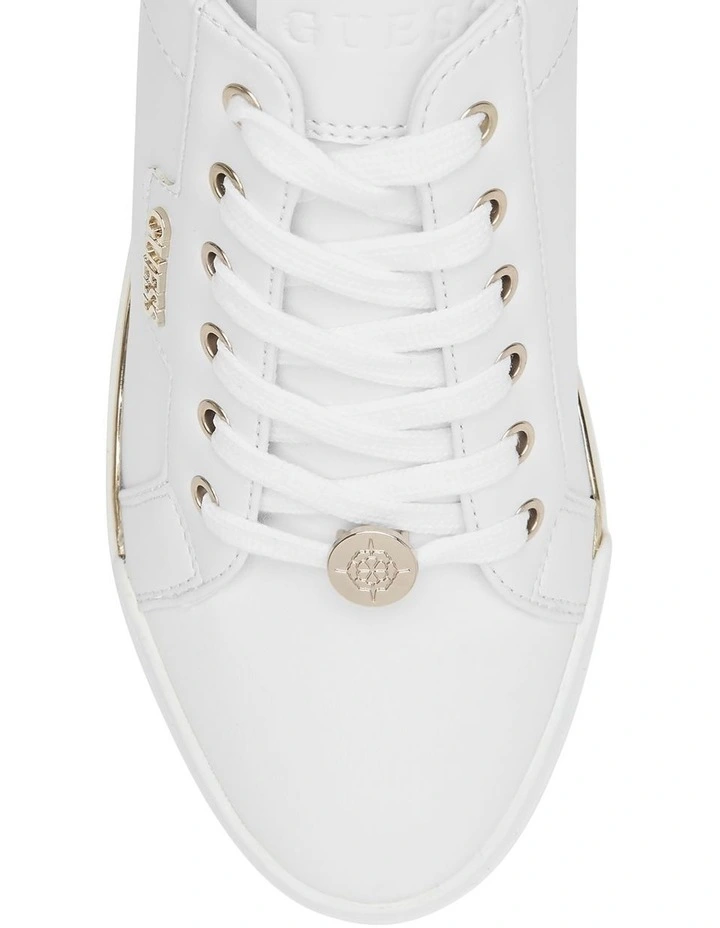 Guess Faster-a Sneaker In White 5 Guess Faster-a Sneaker In White - Image 3