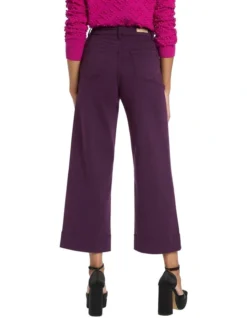 Paige Wide Leg Crop Jean In Purple -Myer Fashion Store 981205750 4 720x928