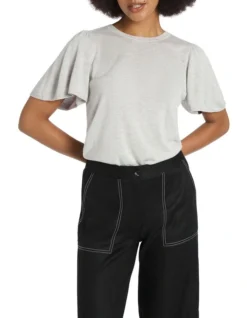 Shimmer In The City Knit In Silver