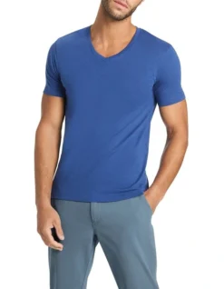 Marle Arnie V-Neck In Blue