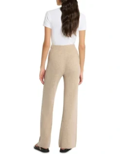 Moda Cashmere Knit Pant In Beige -Myer Fashion Store 981253450 2 720x928