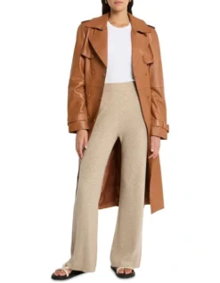 Moda Cashmere Knit Pant In Beige -Myer Fashion Store 981253450 5 720x928