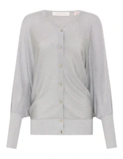 Precious Metal Knit Cardi In Silver -Myer Fashion Store 981253720 6 720x928