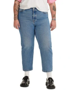 501 Original Cropped Jeans (Curve) In Blue