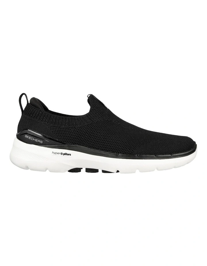 Skechers Go Walk 6 Vibrant Smile In Black 4 Skechers Go Walk 6 Vibrant Smile In Black - Image 2