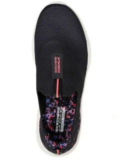 Skechers Gowalk 6 Floral Sunrise Sneaker In Black -Myer Fashion Store 981472060 4 720x928