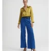 Linen Wide Leg Trouser In Bold Blue -Myer Fashion Store 981763480 1 720x928