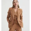 Classic Single-breasted Blazer In Camel -Myer Fashion Store 981768430 1 720x928