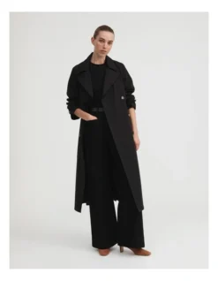 Classic Trench Coat In Black