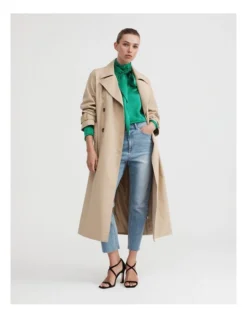 Classic Trench Coat In Pebble 10 Classic Trench Coat In Pebble -Myer Fashion Store 981886510 3 720x928