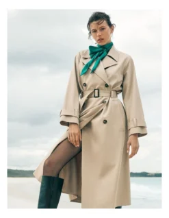 Classic Trench Coat In Pebble 13 Classic Trench Coat In Pebble -Myer Fashion Store 981886510 6 720x928