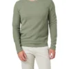 Waffle Knit Long Sleeve Tee In Olive -Myer Fashion Store 982702990 1 720x928