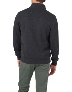 Heather 1/2 Zip Sweat In Charcoal -Myer Fashion Store 982703080 5 720x928