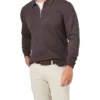 Elias 1/2 Zip Sweat In Coffee 1 Elias 1/2 Zip Sweat In Coffee -Myer Fashion Store 982703710 1 720x928