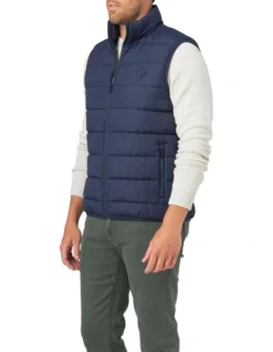 Archie Puffer Vest In Navy 9 Archie Puffer Vest In Navy -Myer Fashion Store 982704340 3 720x928