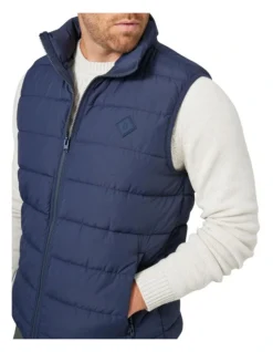 Archie Puffer Vest In Navy 10 Archie Puffer Vest In Navy -Myer Fashion Store 982704340 4 720x928