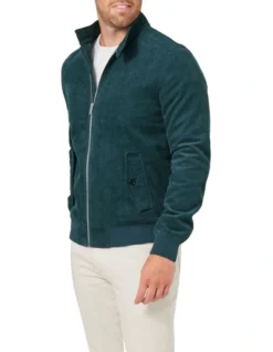 Wellington Corduroy Jacket In Clubhouse Green 9 Wellington Corduroy Jacket In Clubhouse Green -Myer Fashion Store 982704520 3 720x928