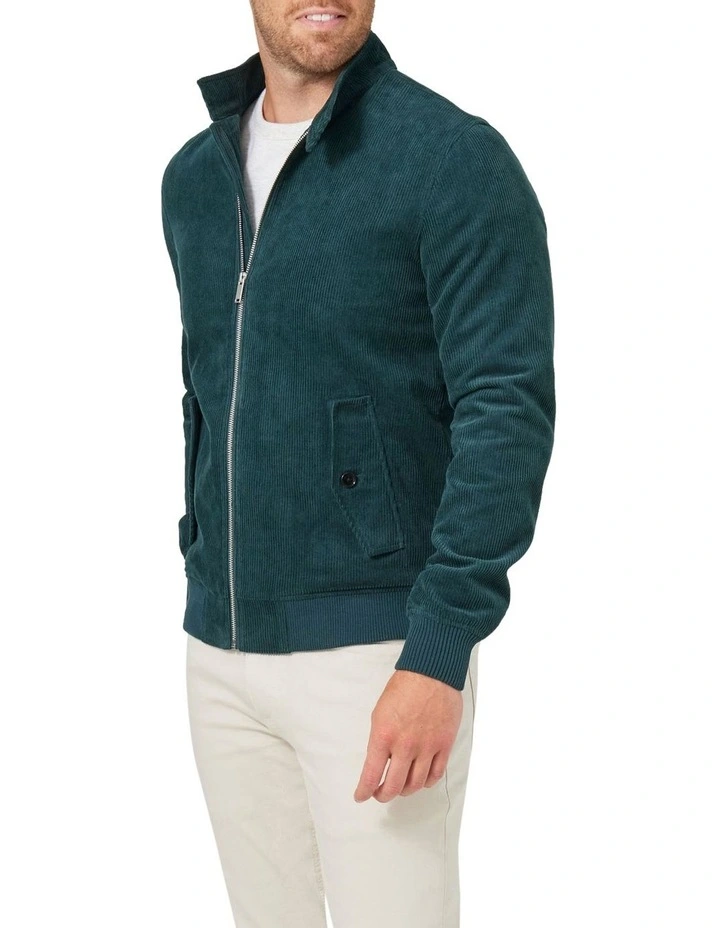 Wellington Corduroy Jacket In Clubhouse Green 5 Wellington Corduroy Jacket In Clubhouse Green - Image 3