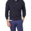 Oscar Button Neck Knit In Navy -Myer Fashion Store 982705150 1 720x928