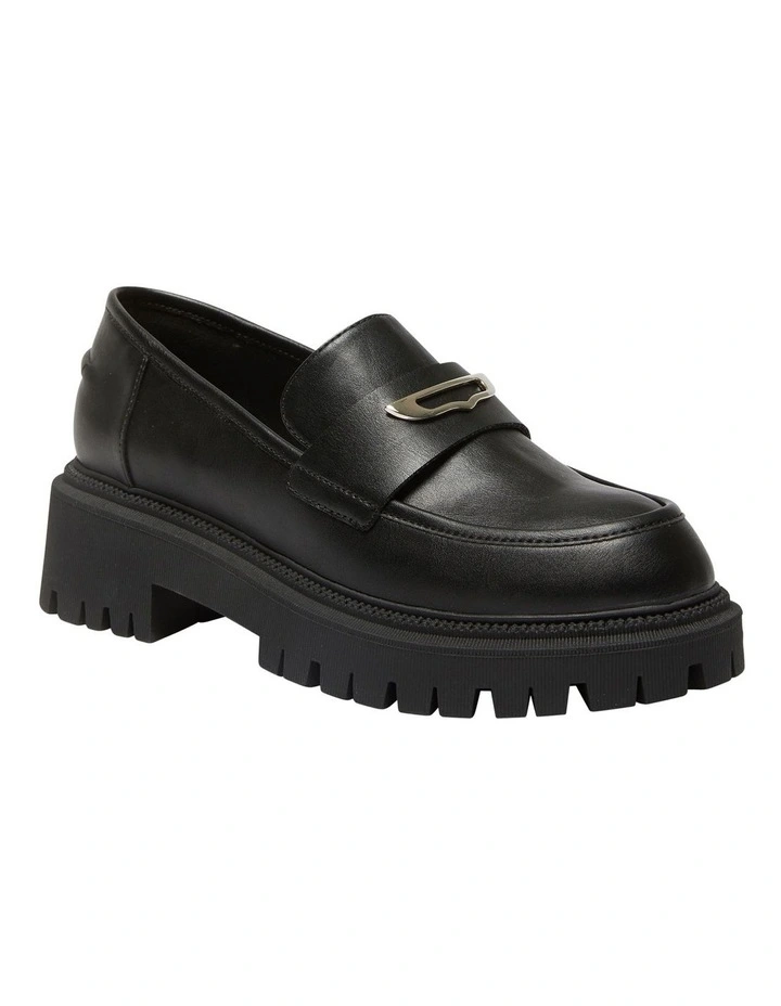 Simon Flat Shoes In Black Smooth 4 Simon Flat Shoes In Black Smooth - Image 2