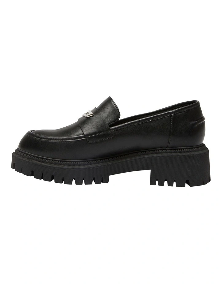 Simon Flat Shoes In Black Smooth 5 Simon Flat Shoes In Black Smooth - Image 3