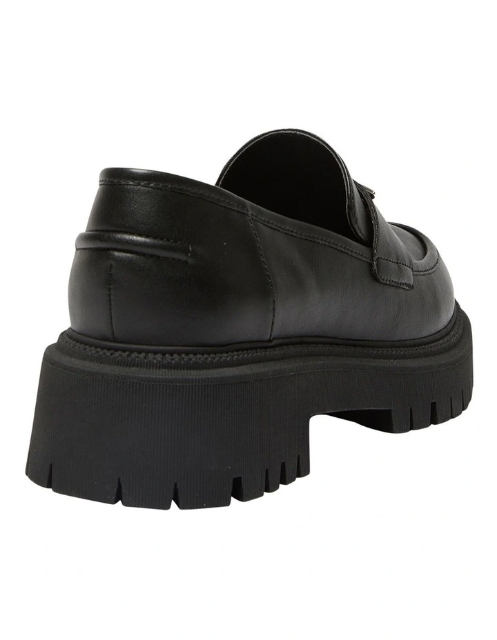 Simon Flat Shoes In Black Smooth 6 Simon Flat Shoes In Black Smooth - Image 4