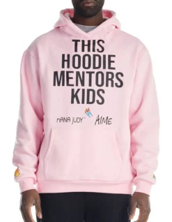 NANA JUDY X AIME Collaboration Hoodie In Pink