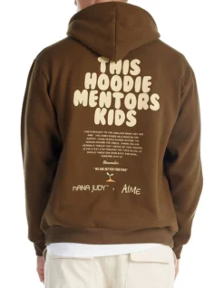 NANA JUDY X AIME Collaboration Hoodie In Brown -Myer Fashion Store 983293480 3 720x928
