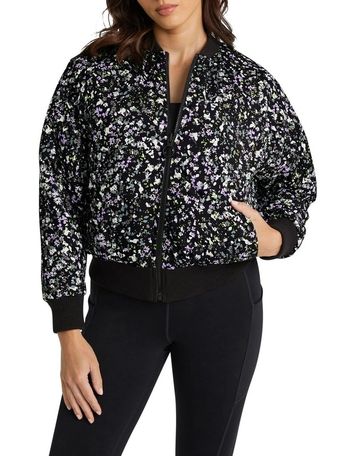 Reversible Bomber Jacket In Black 4 Reversible Bomber Jacket In Black - Image 2