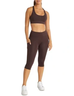 Reform Pocket 3/4 Tights In Chocolate -Myer Fashion Store 983680390 5 720x928